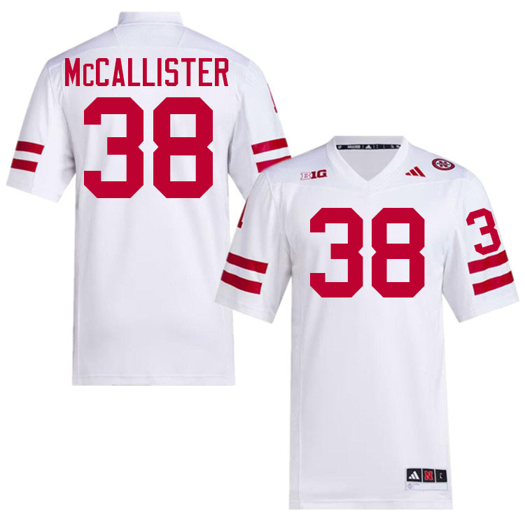 Jack McCallister Nebraska Jersey,Nebraska Cornhuskers Football Uniforms,Jersey-White